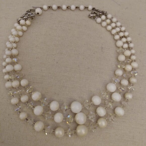 Vintage, multi layered choker and bracelet. - Picture 1 of 5